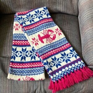 Vineyard Vines lobster fair isle Scarf